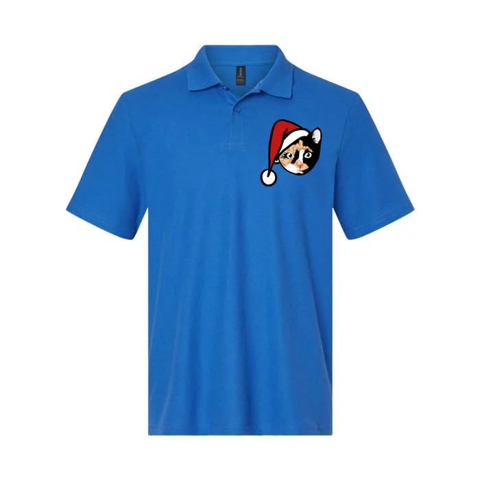 Calico Cat Christmas Gift Softstyle Adult Sport Polo