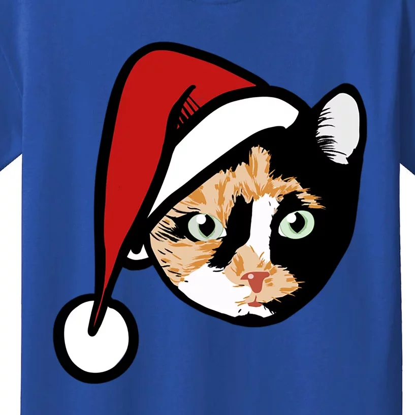 Calico Cat Christmas Gift Kids T-Shirt