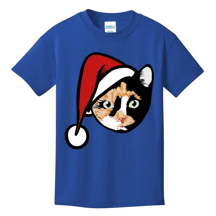 Calico Cat Christmas Gift Kids T-Shirt