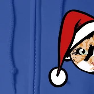 Calico Cat Christmas Gift Full Zip Hoodie