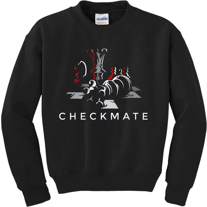 Cool Chess Checkmate Novelty Graphic S & Cool Designs Kids Sweatshirt