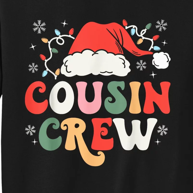 Christmas Cousin Crew Santa Family Matching Pajamas Xmas Sweatshirt