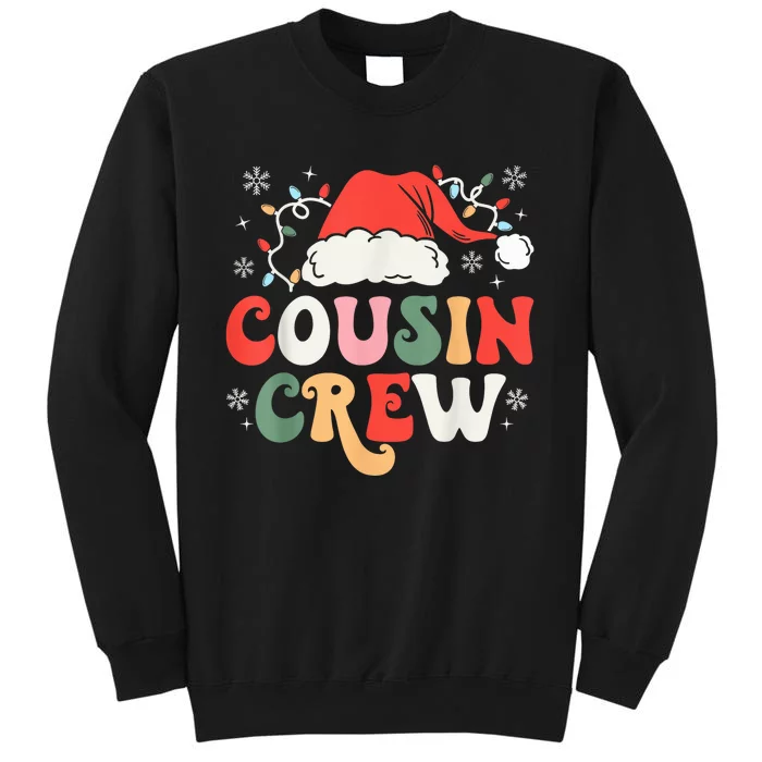 Christmas Cousin Crew Santa Family Matching Pajamas Xmas Sweatshirt