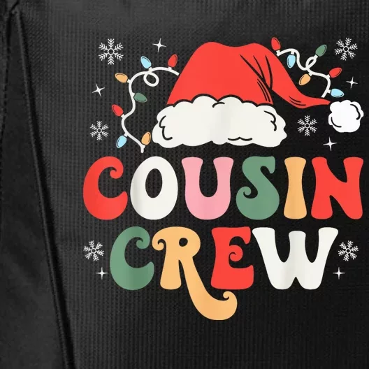 Christmas Cousin Crew Santa Family Matching Pajamas Xmas City Backpack