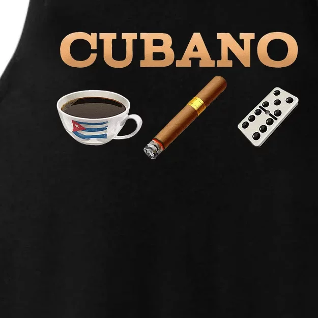 Cuban Cigar Cohiba Domino Coffee Havana Souvenir Ladies Tri-Blend Wicking Tank