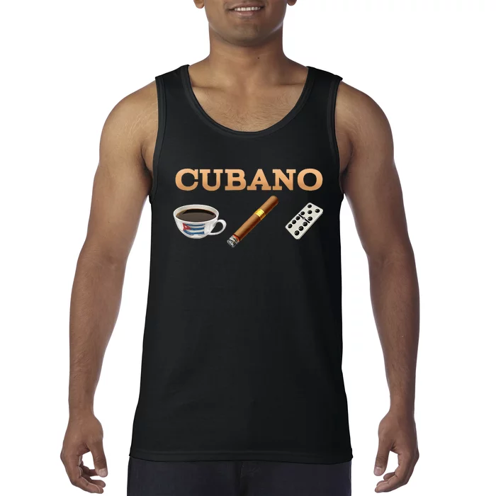 Cuban Cigar Cohiba Domino Coffee Havana Souvenir Tank Top