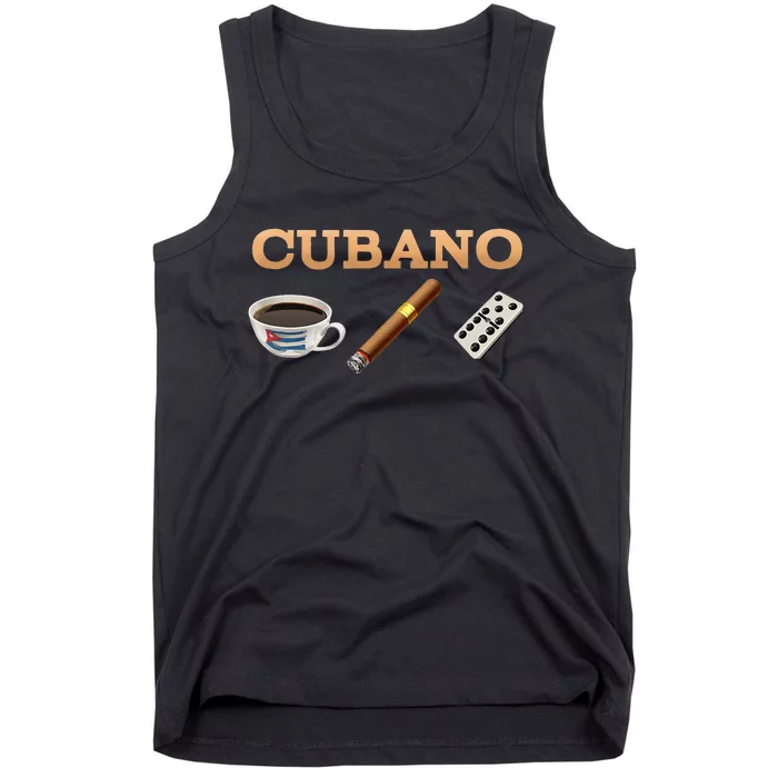 Cuban Cigar Cohiba Domino Coffee Havana Souvenir Tank Top