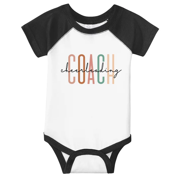 Cheerleading Coach Cute Cheer For Coach Appreciation Infant Baby Jersey Bodysuit