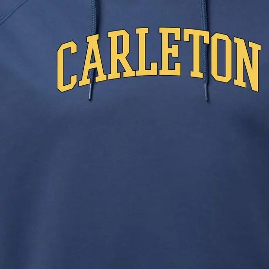 Carleton College Performance Fleece Hoodie