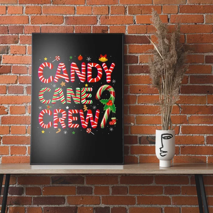 Candy Cane Crew Funny Christmas Candy Lover Xmas Pajamas Poster