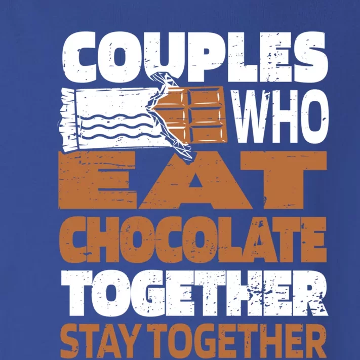 Chocolate Couple Chocoholic Choco Cocoa Candy Bar Chocolate Gift Toddler Long Sleeve Shirt