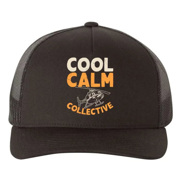 Cool Calm Collective Chopper Pilot Yupoong Adult 5-Panel Trucker Hat