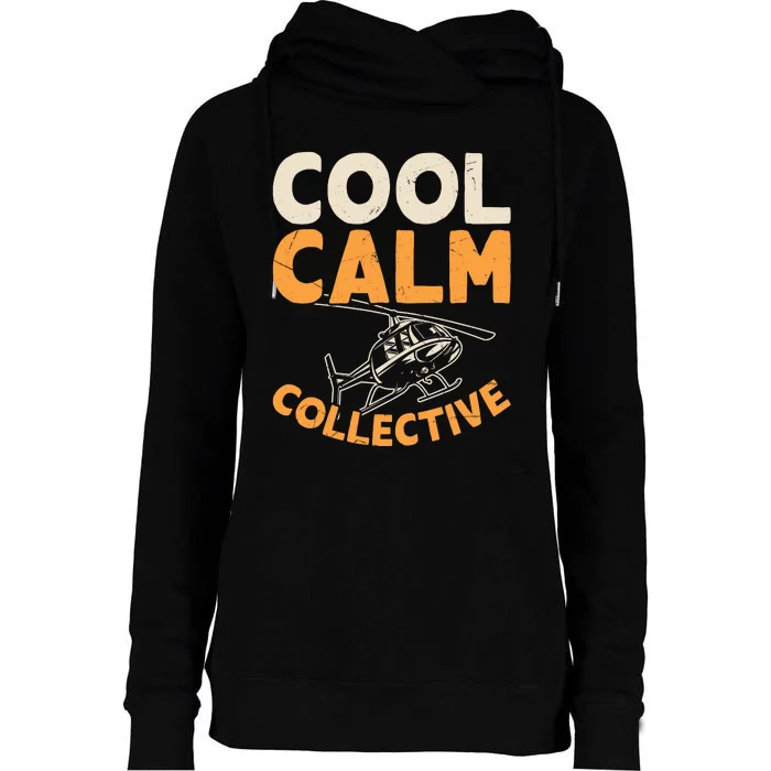 Cool Calm Collective Chopper Pilot Womens Funnel Neck Pullover Hood