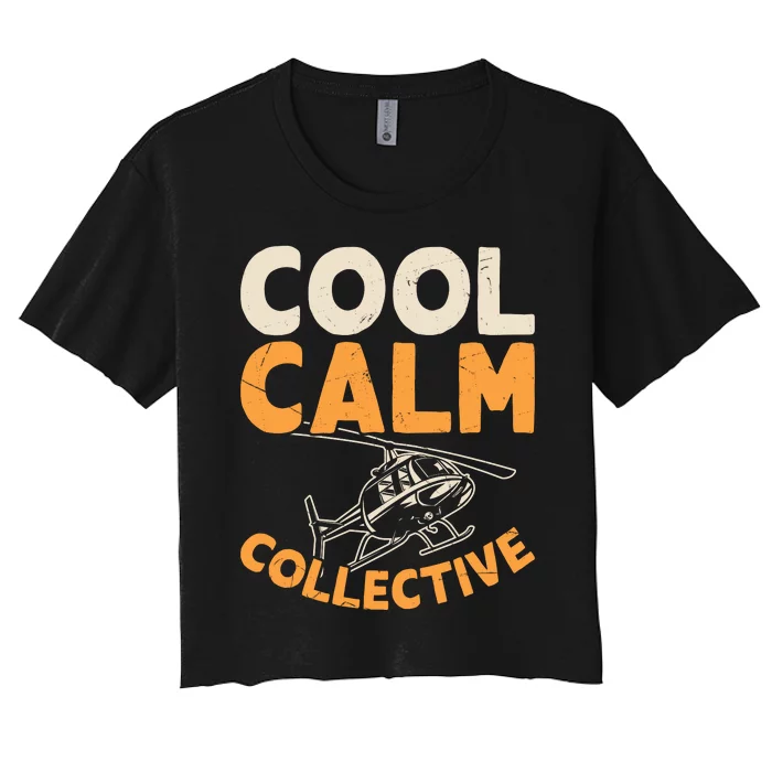 Cool Calm Collective Chopper Pilot Women's Crop Top Tee