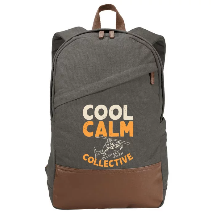 Cool Calm Collective Chopper Pilot Cotton Canvas Backpack