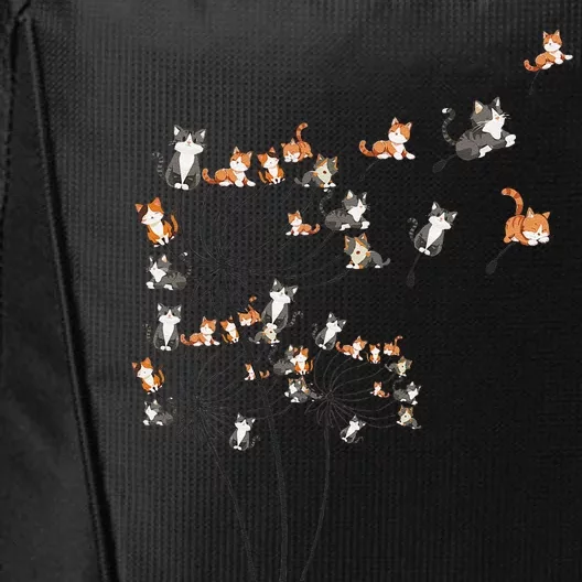 Cat Cute Cat Shirts Cute Dandelion Flower City Backpack