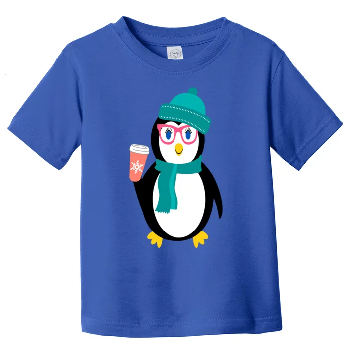 Cute Chillin Christmas Holiday Gift For Penguin Lovers Funny Gift Toddler T-Shirt