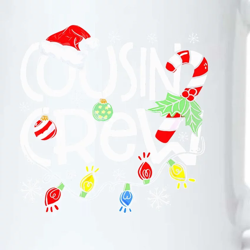 Christmas Cousin Crew Funny Red Plaid Matching Pajama Gifts Black Color Changing Mug