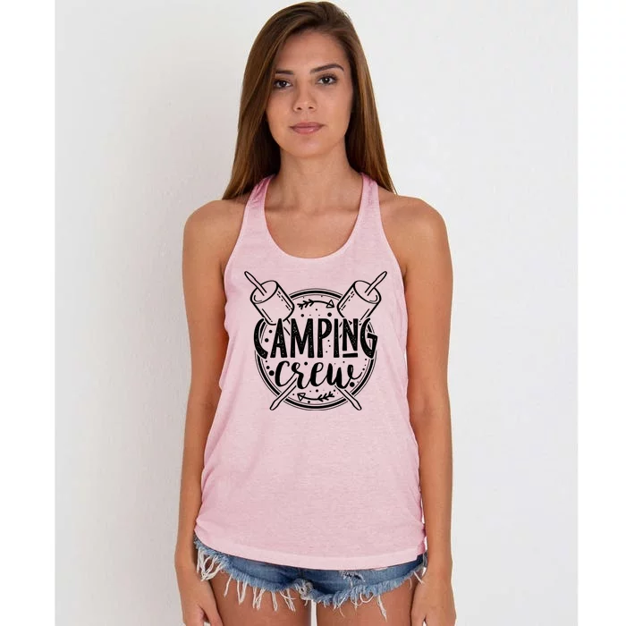 Camping Crew Women's Knotted Racerback Tank