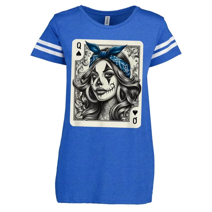 Chicana Chicano Camisa Cute Chicano Tattoo Art Clown Enza Ladies Jersey Football T-Shirt