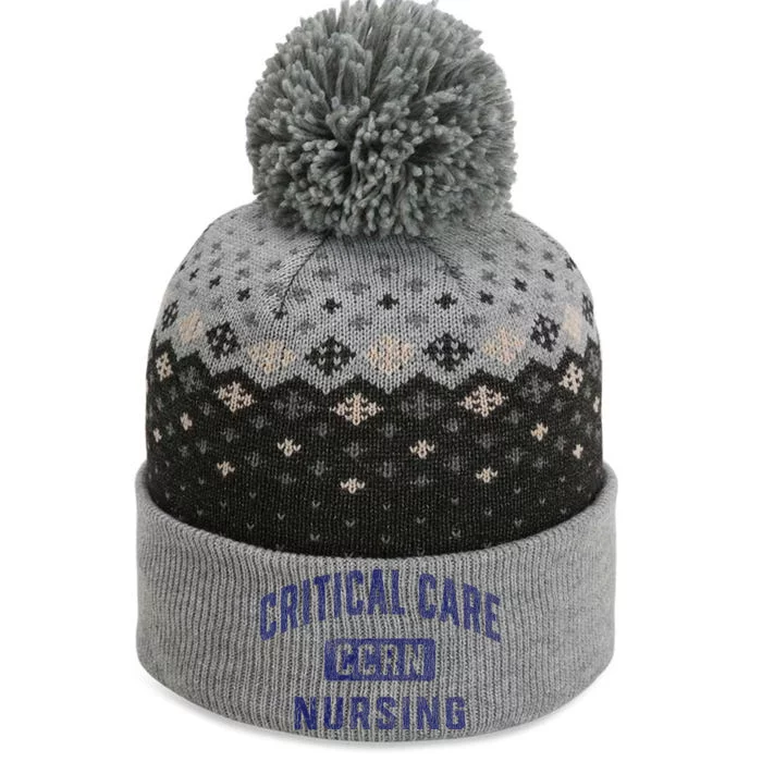 Ccrn Critical Care Nurse Icu Intensive Care Nursing The Baniff Cuffed Pom Beanie