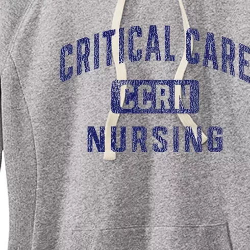 Ccrn Critical Care Nurse Icu Intensive Care Nursing Women's Fleece Hoodie