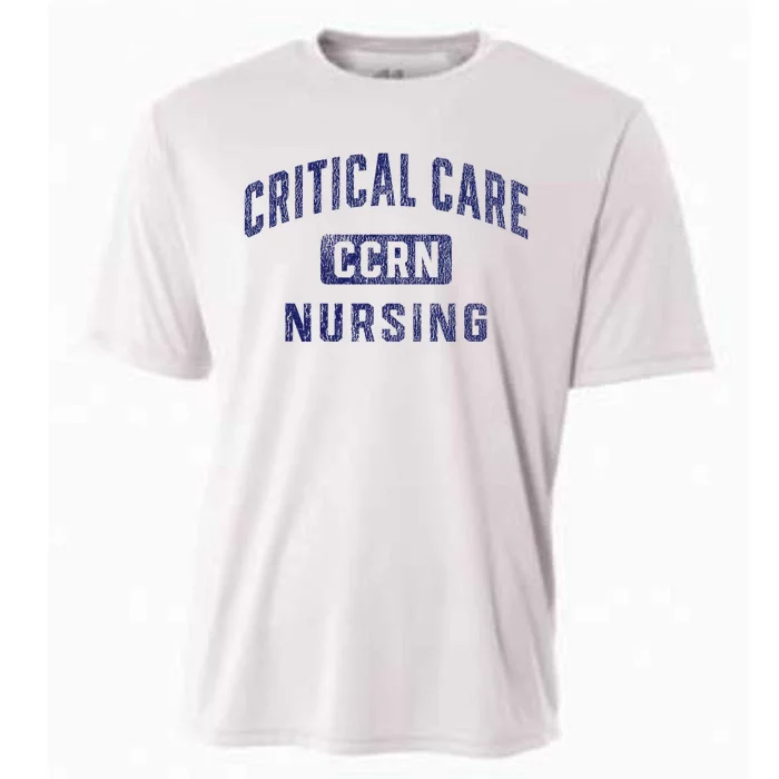 Ccrn Critical Care Nurse Icu Intensive Care Nursing Cooling Performance Crew T-Shirt