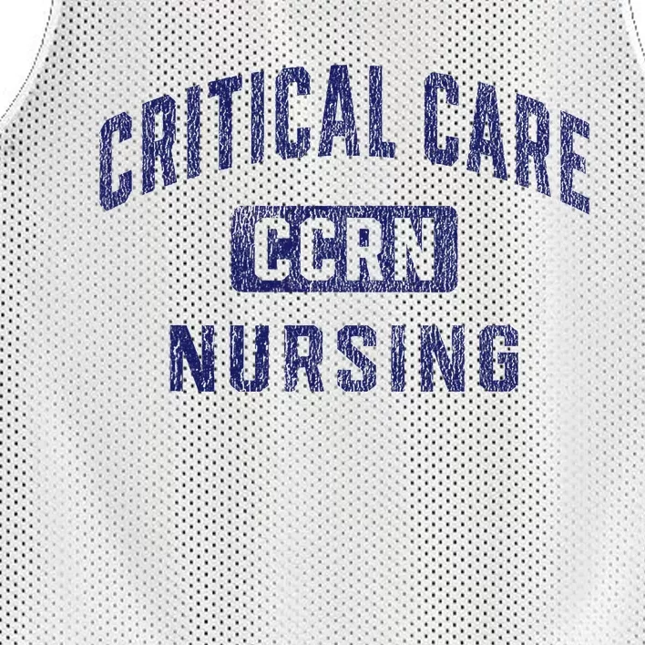 Ccrn Critical Care Nurse Icu Intensive Care Nursing Mesh Reversible Basketball Jersey Tank