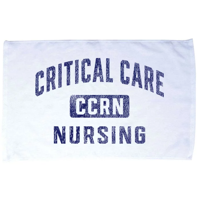 Ccrn Critical Care Nurse Icu Intensive Care Nursing Microfiber Hand Towel