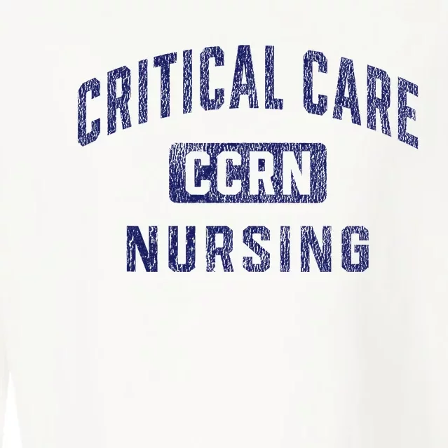 Ccrn Critical Care Nurse Icu Intensive Care Nursing Cropped Pullover Crew