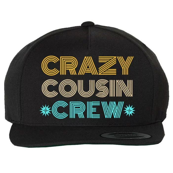 Crazy Cousin Crew Wool Snapback Cap