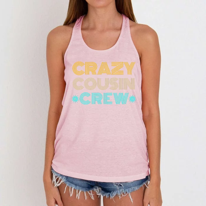 Crazy Cousin Crew Women's Knotted Racerback Tank