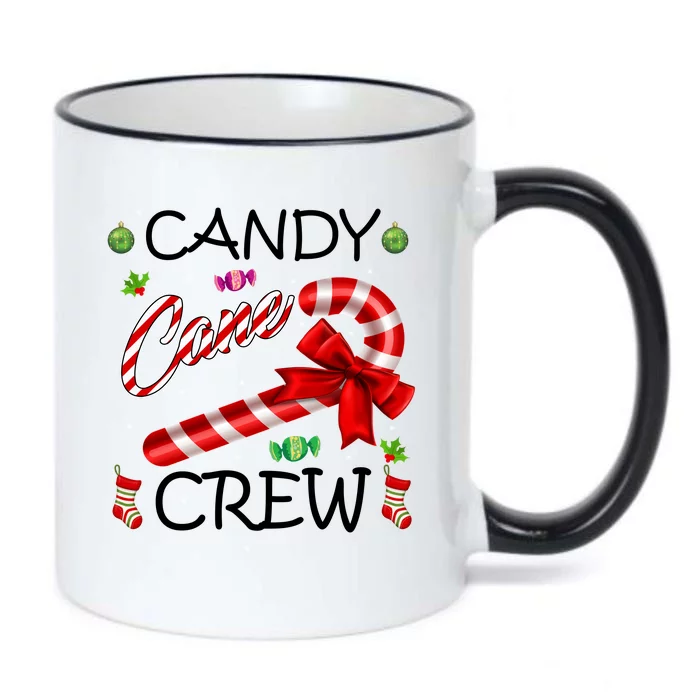 Candy Cane Crew Black Color Changing Mug