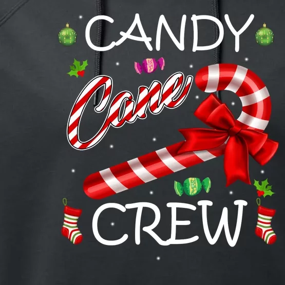 Candy Cane Crew Performance Fleece Hoodie