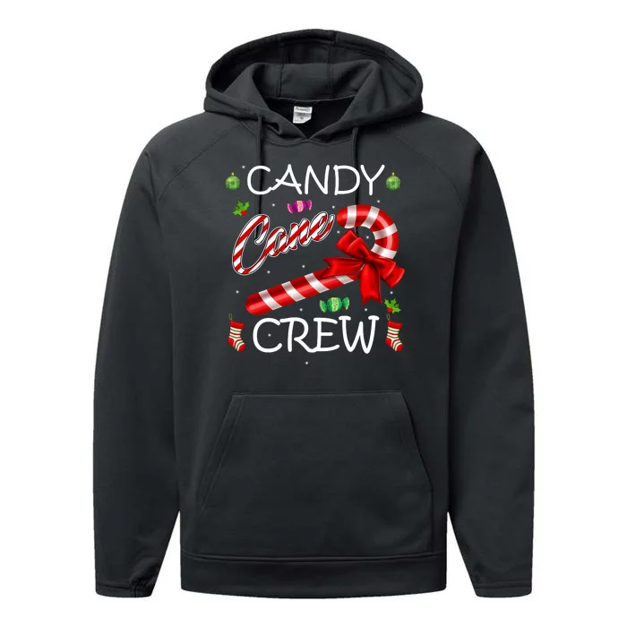 Candy Cane Crew Performance Fleece Hoodie