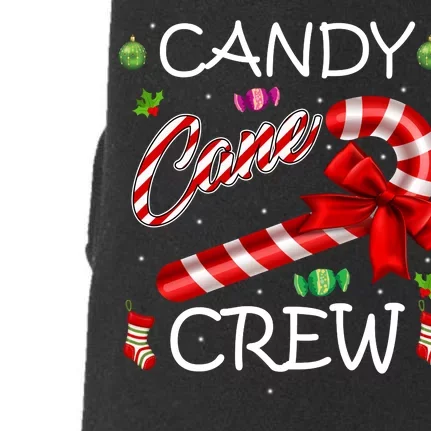 Candy Cane Crew Doggie 3-End Fleece Hoodie