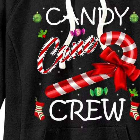 Candy Cane Crew Women's Fleece Hoodie