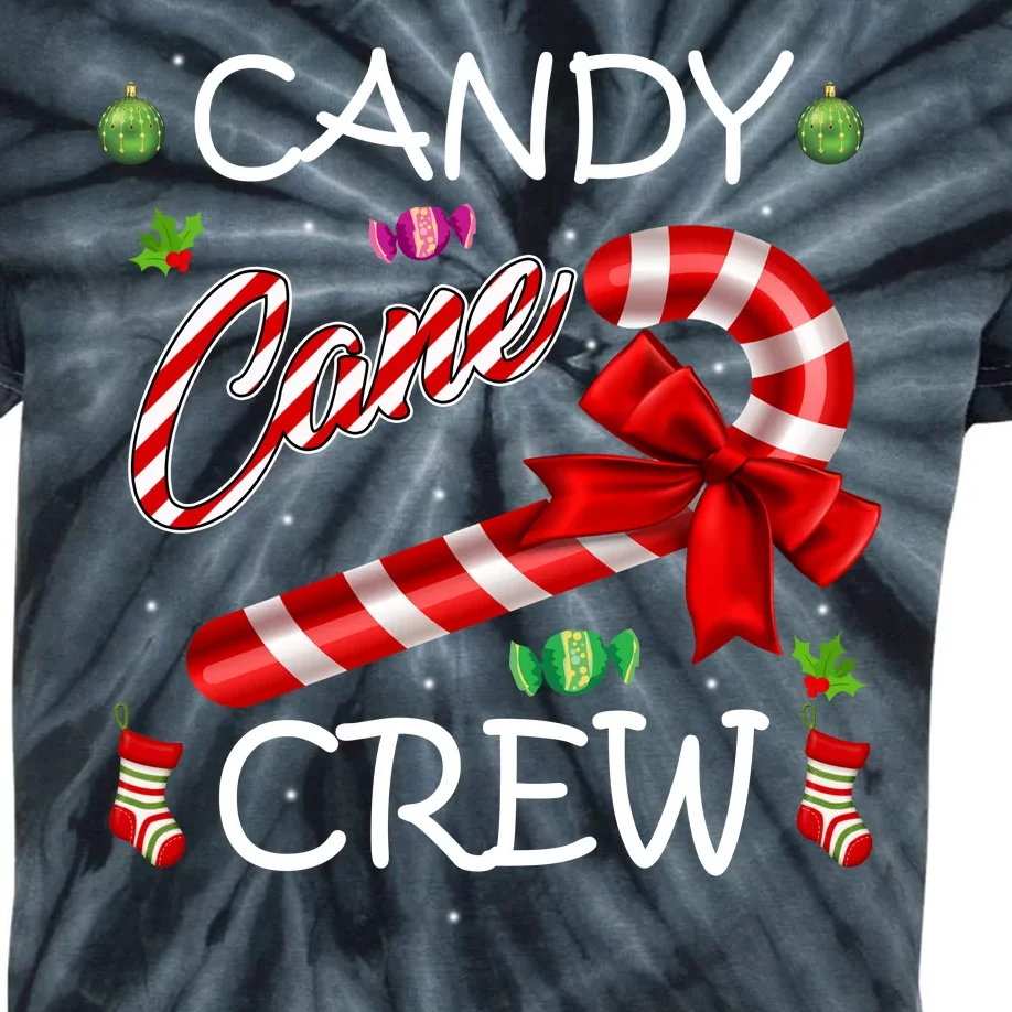 Candy Cane Crew Kids Tie-Dye T-Shirt