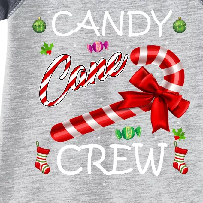 Candy Cane Crew Infant Baby Jersey Bodysuit