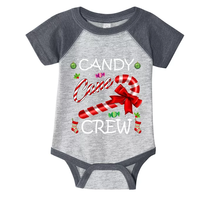 Candy Cane Crew Infant Baby Jersey Bodysuit