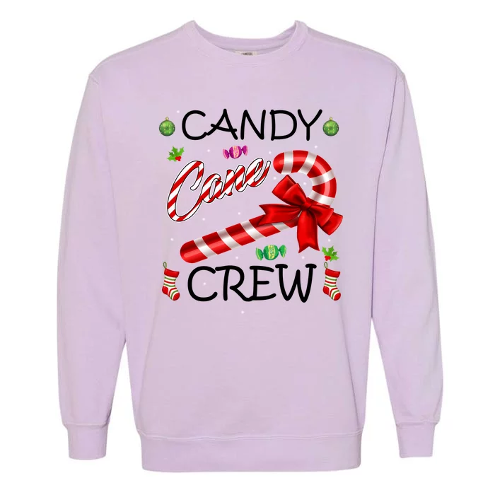 Candy Cane Crew Garment-Dyed Sweatshirt