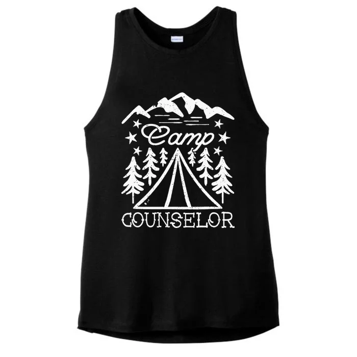 Camp Counselor Ladies Tri-Blend Wicking Tank