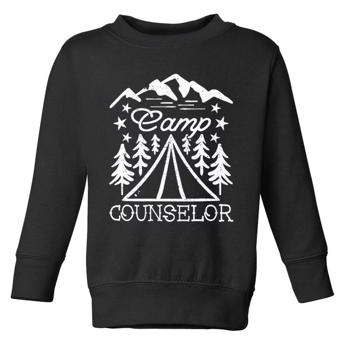 Camp Counselor Toddler Sweatshirt