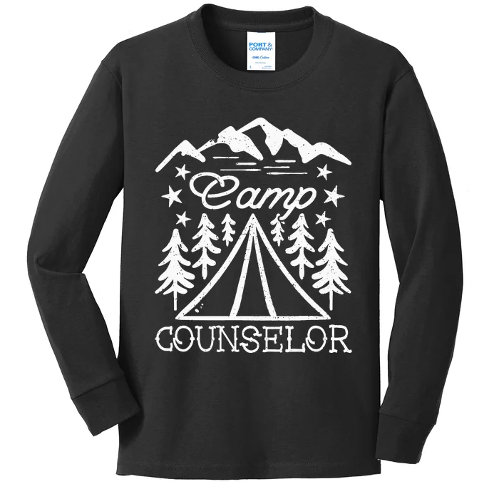 Camp Counselor Kids Long Sleeve Shirt