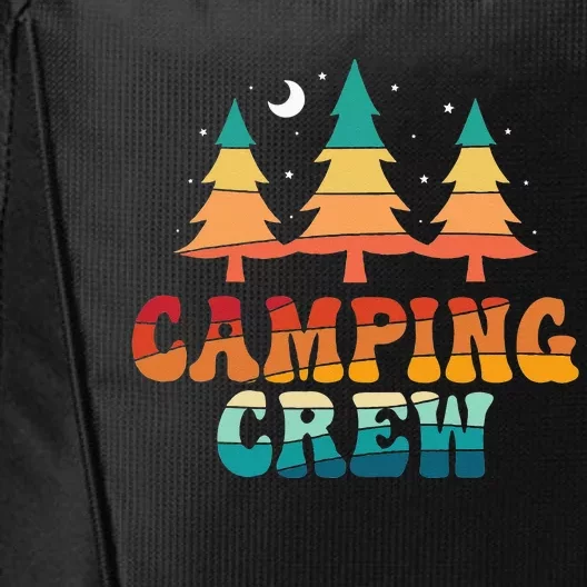 Camping Crew Camp Family Camping Trip Camper Matching Group City Backpack