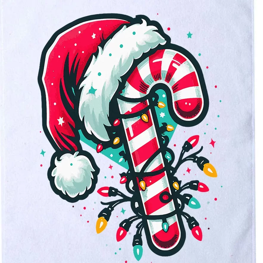 Candy Cane Crew Christmas Lights Family Matching Xmas Platinum Collection Golf Towel