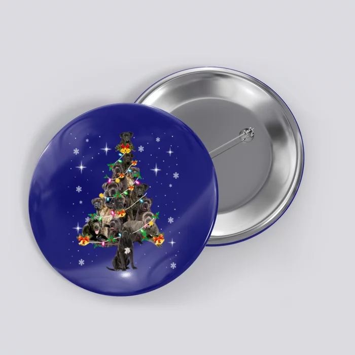 Cane Corso Christmas Tree Lights Xmas Pajama Dog Lover Mom Gift Button