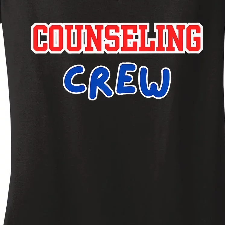 Counseling Crew Counselor Premium Women's V-Neck T-Shirt