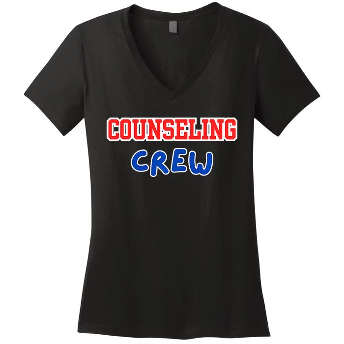 Counseling Crew Counselor Premium Women's V-Neck T-Shirt