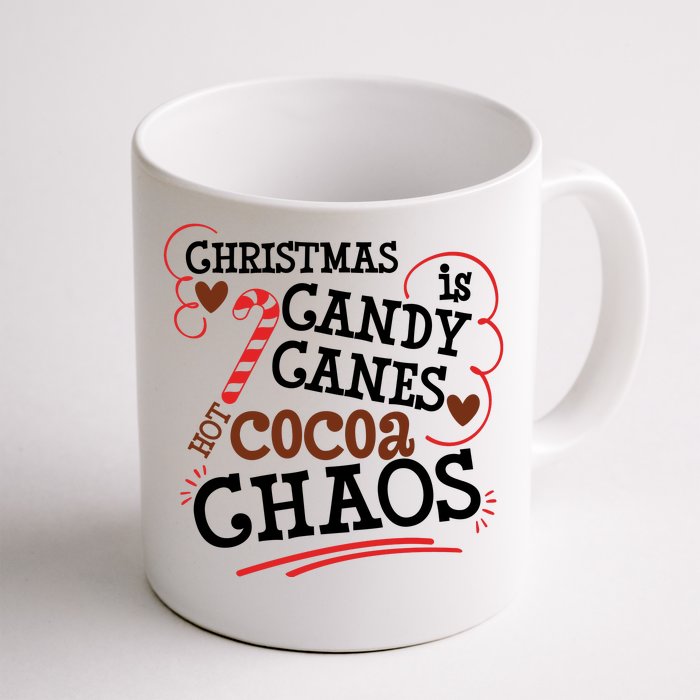 Christmas Candy Canes Front & Back Coffee Mug